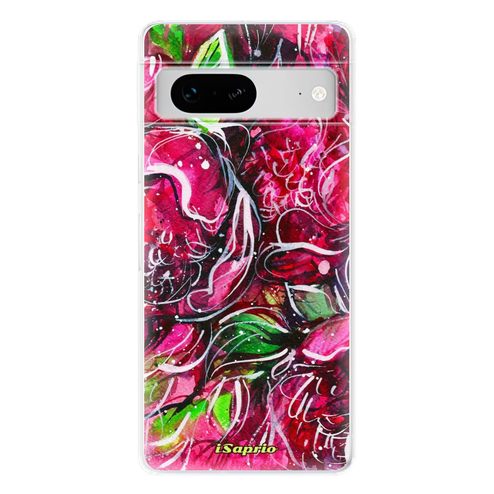 Odolné silikónové puzdro iSaprio - Burgundy - Google Pixel 7 5G