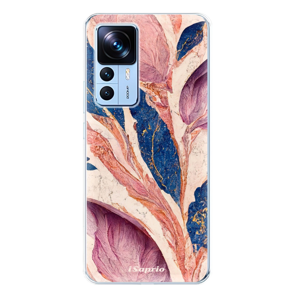 Odolné silikónové puzdro iSaprio - Purple Leaves - Xiaomi 12T / 12T Pro