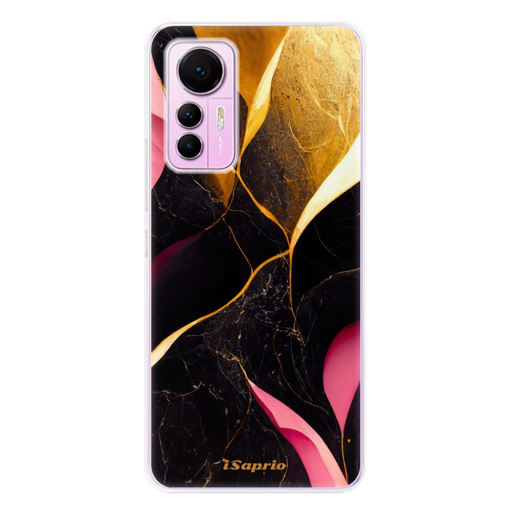 Odolné silikónové puzdro iSaprio - Gold Pink Marble - Xiaomi 12 Lite