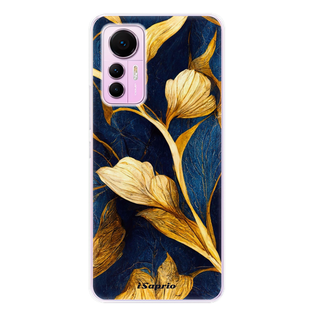 Odolné silikónové puzdro iSaprio - Gold Leaves - Xiaomi 12 Lite