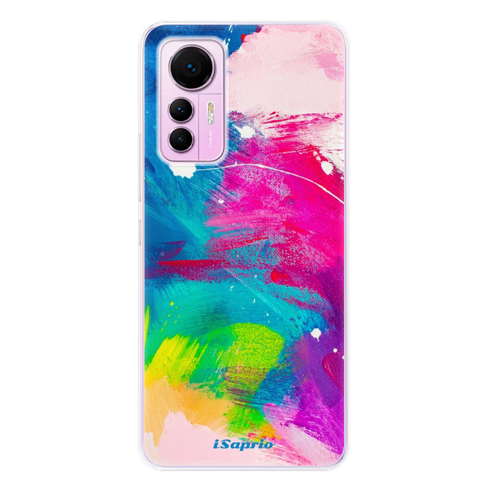 Odolné silikónové puzdro iSaprio - Abstract Paint 03 - Xiaomi 12 Lite
