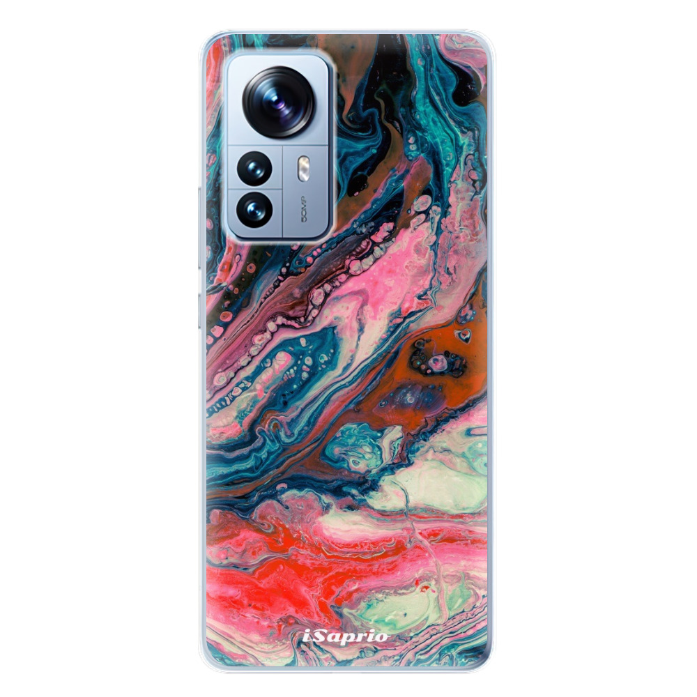 Odolné silikónové puzdro iSaprio - Abstract Paint 01 - Xiaomi 12 Pro