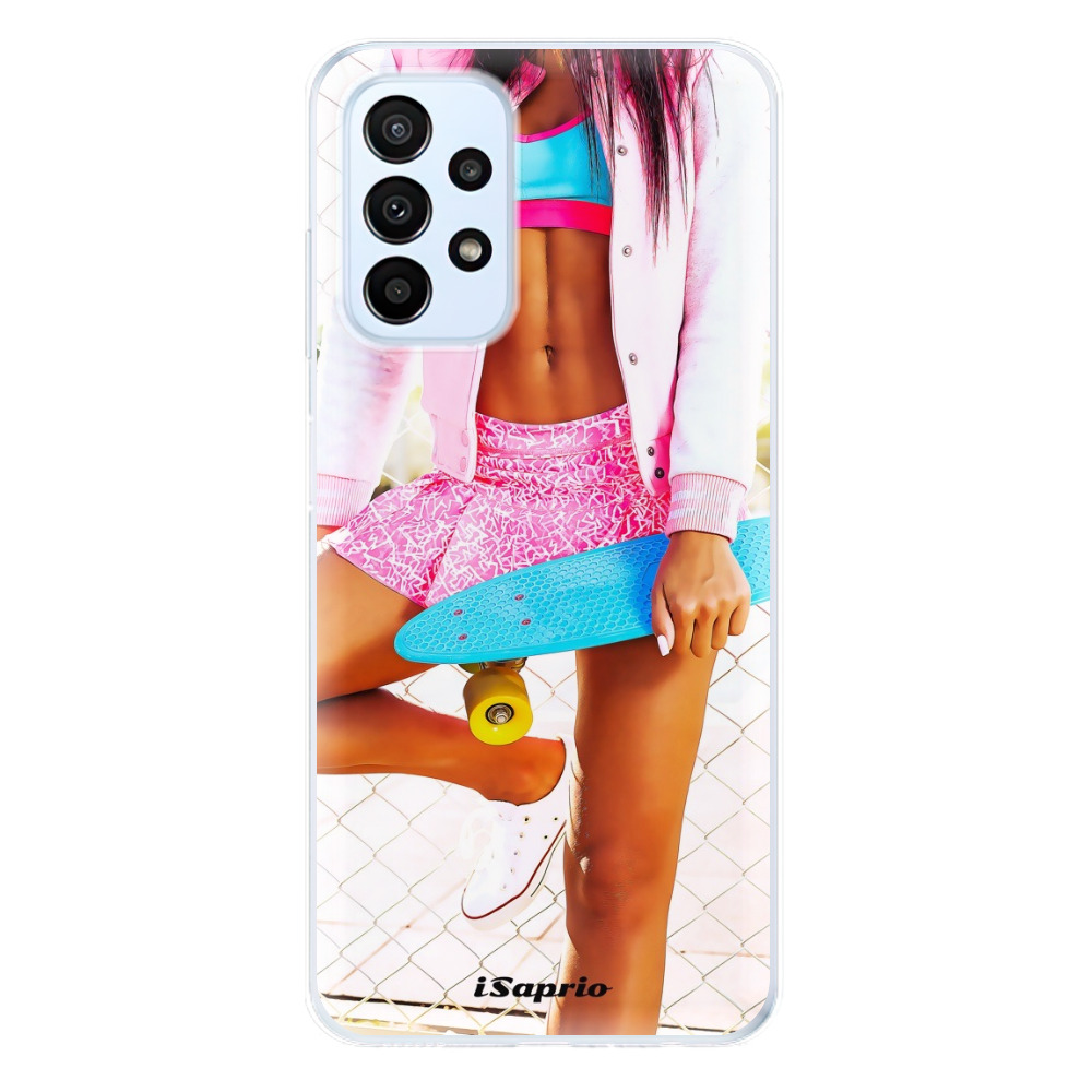 Odolné silikónové puzdro iSaprio - Skate girl 01 - Samsung Galaxy A23 / A23 5G