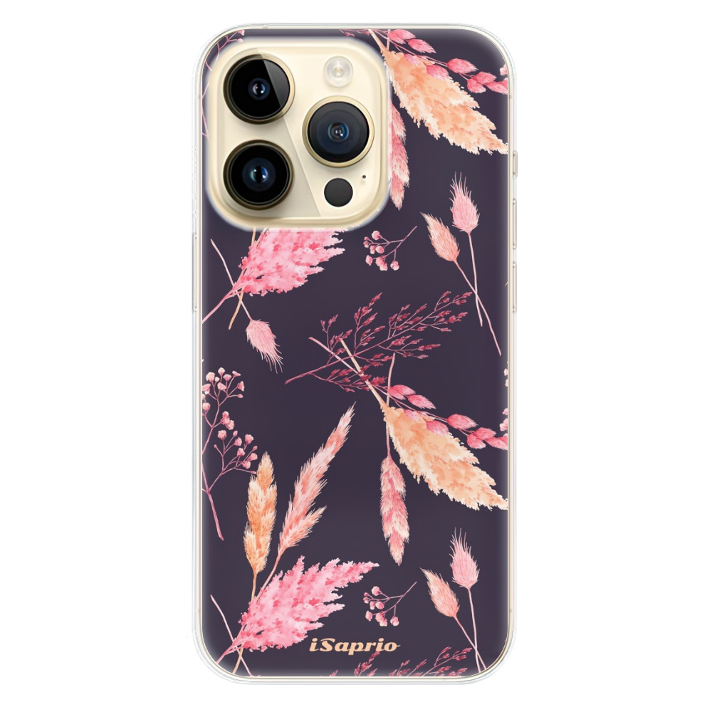Odolné silikónové puzdro iSaprio - Herbal Pattern - iPhone 14 Pro