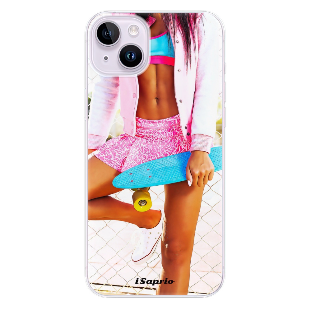 Odolné silikónové puzdro iSaprio - Skate girl 01 - iPhone 14 Plus