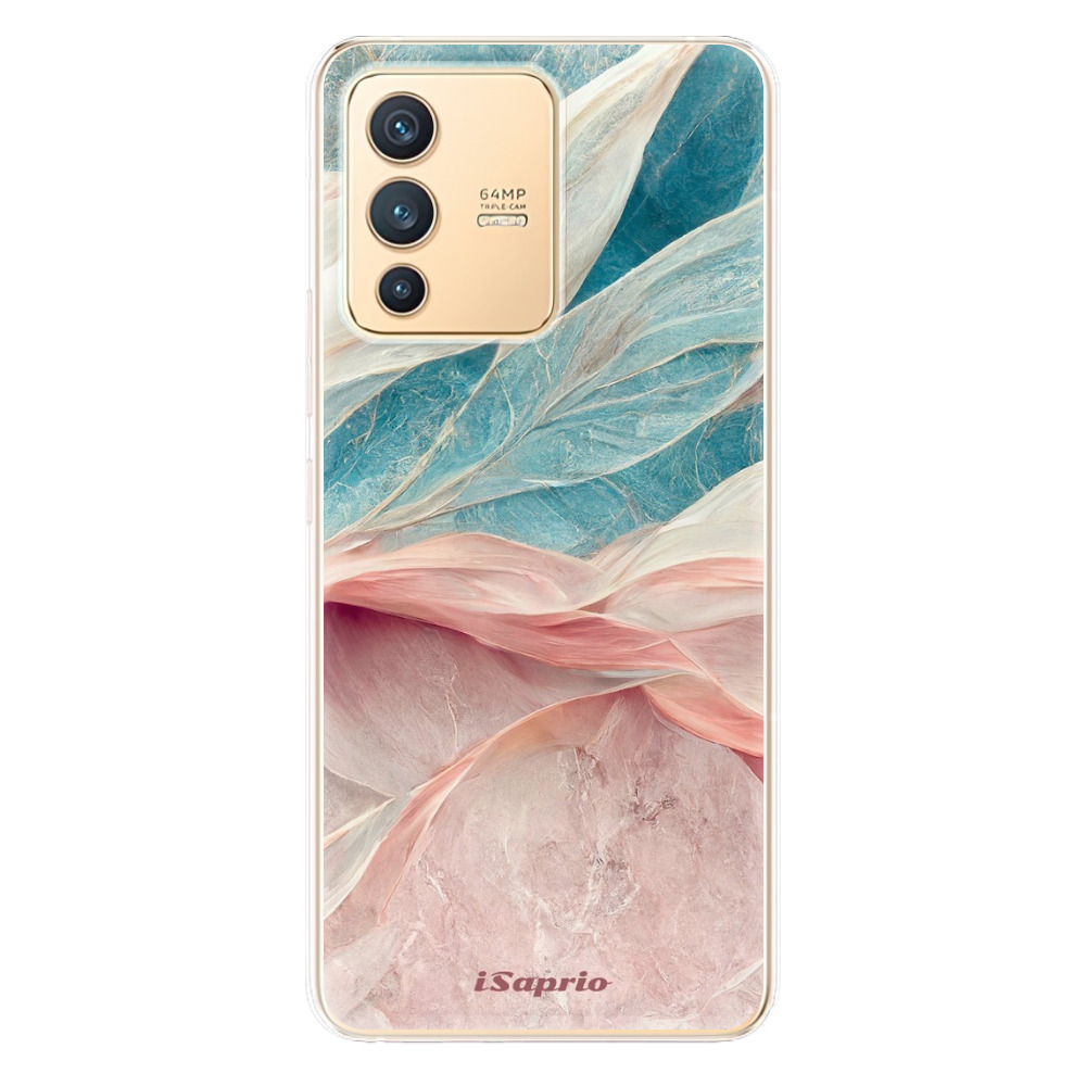 Odolné silikónové puzdro iSaprio - Pink and Blue - Vivo V23 5G