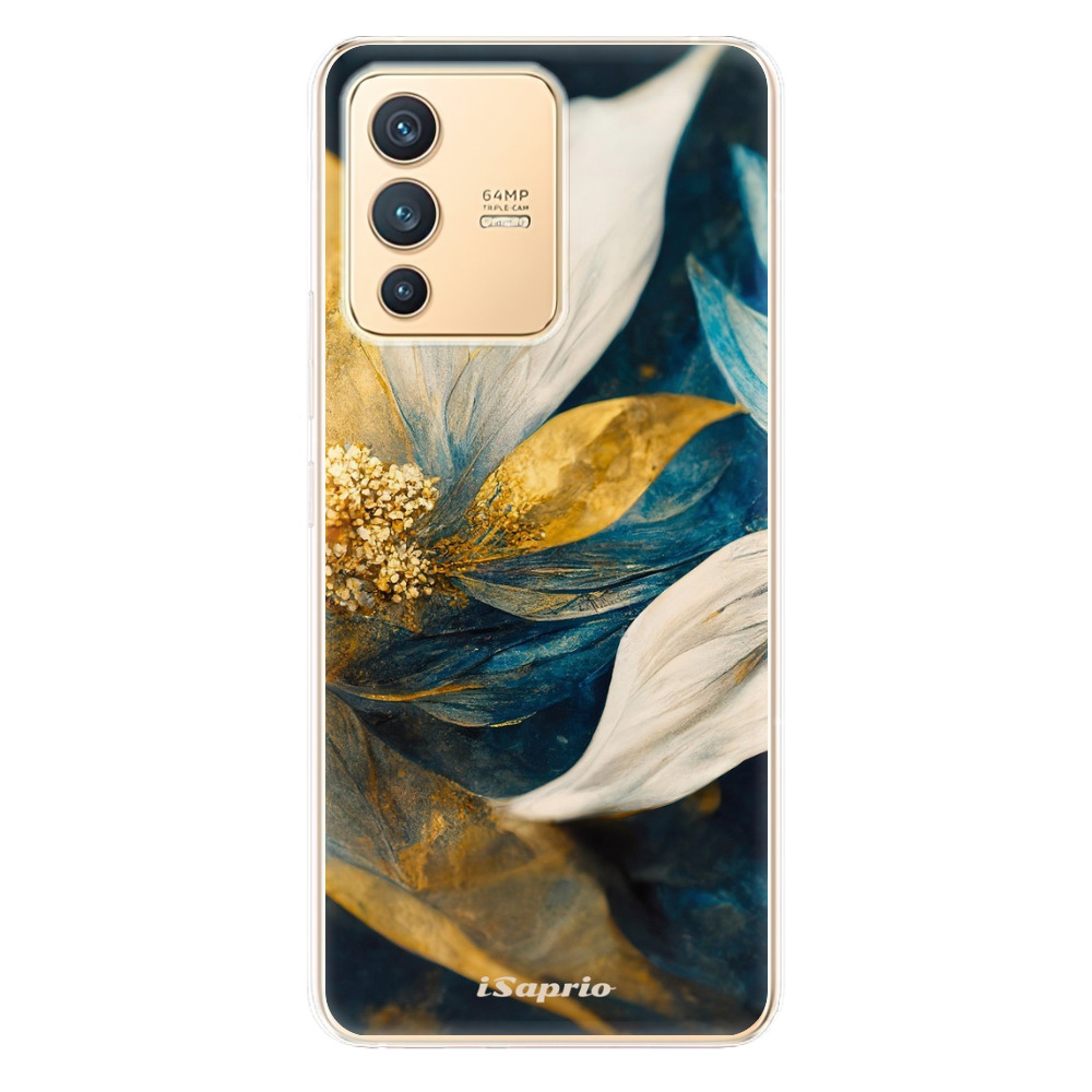 Odolné silikónové puzdro iSaprio - Gold Petals - Vivo V23 5G