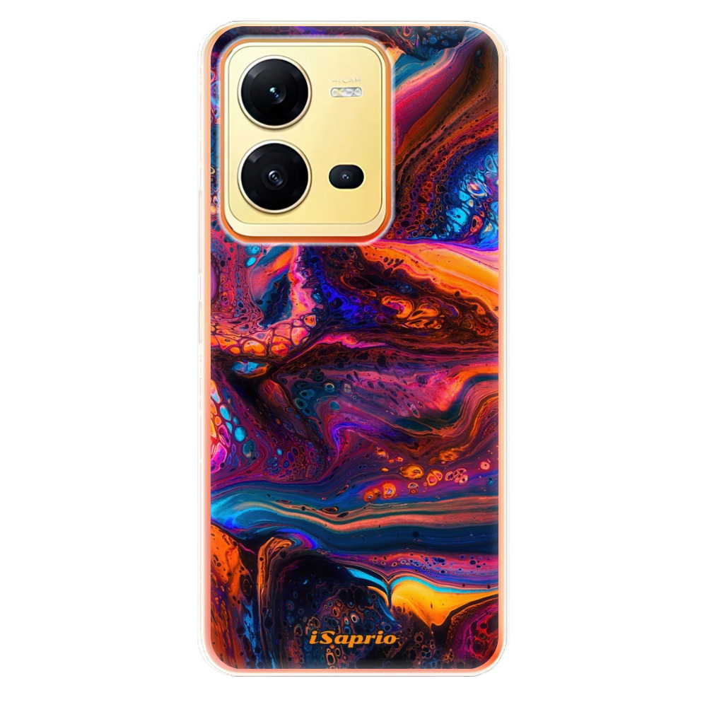 Odolné silikónové puzdro iSaprio - Abstract Paint 02 - Vivo X80 Lite 5G
