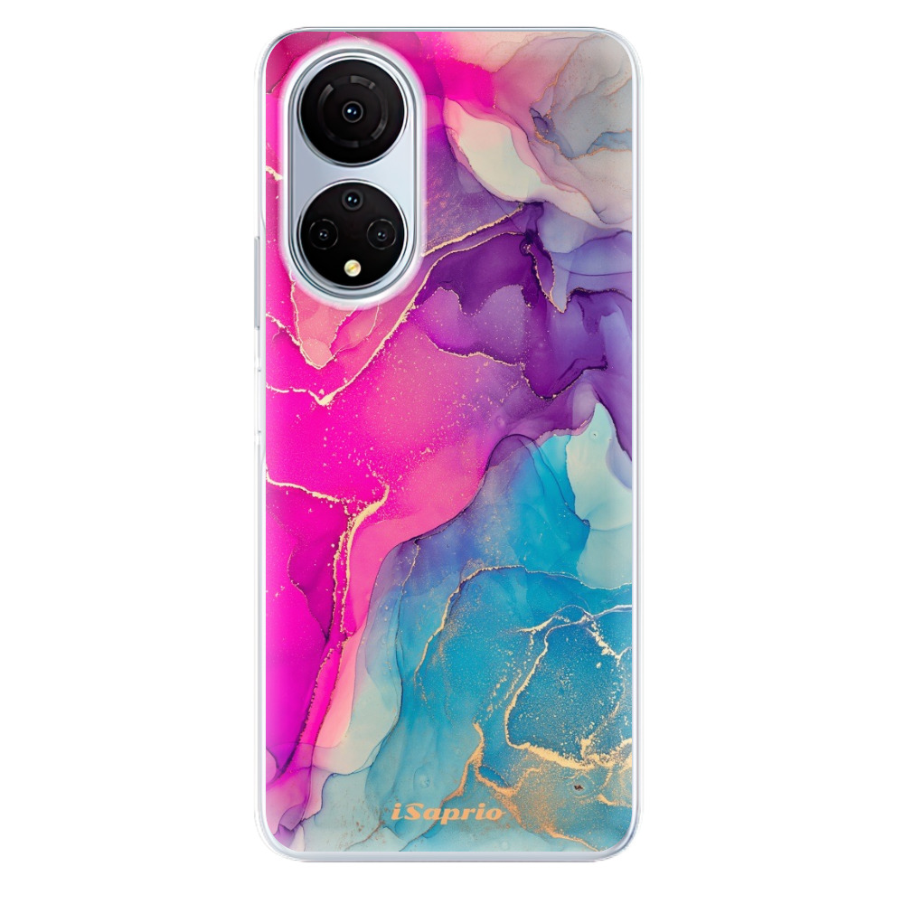 Odolné silikónové puzdro iSaprio - Purple Ink - Honor X7