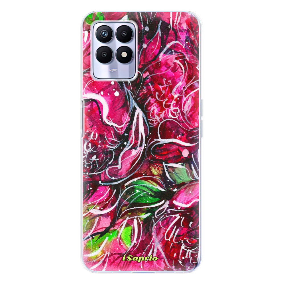 Odolné silikónové puzdro iSaprio - Burgundy - Realme 8i