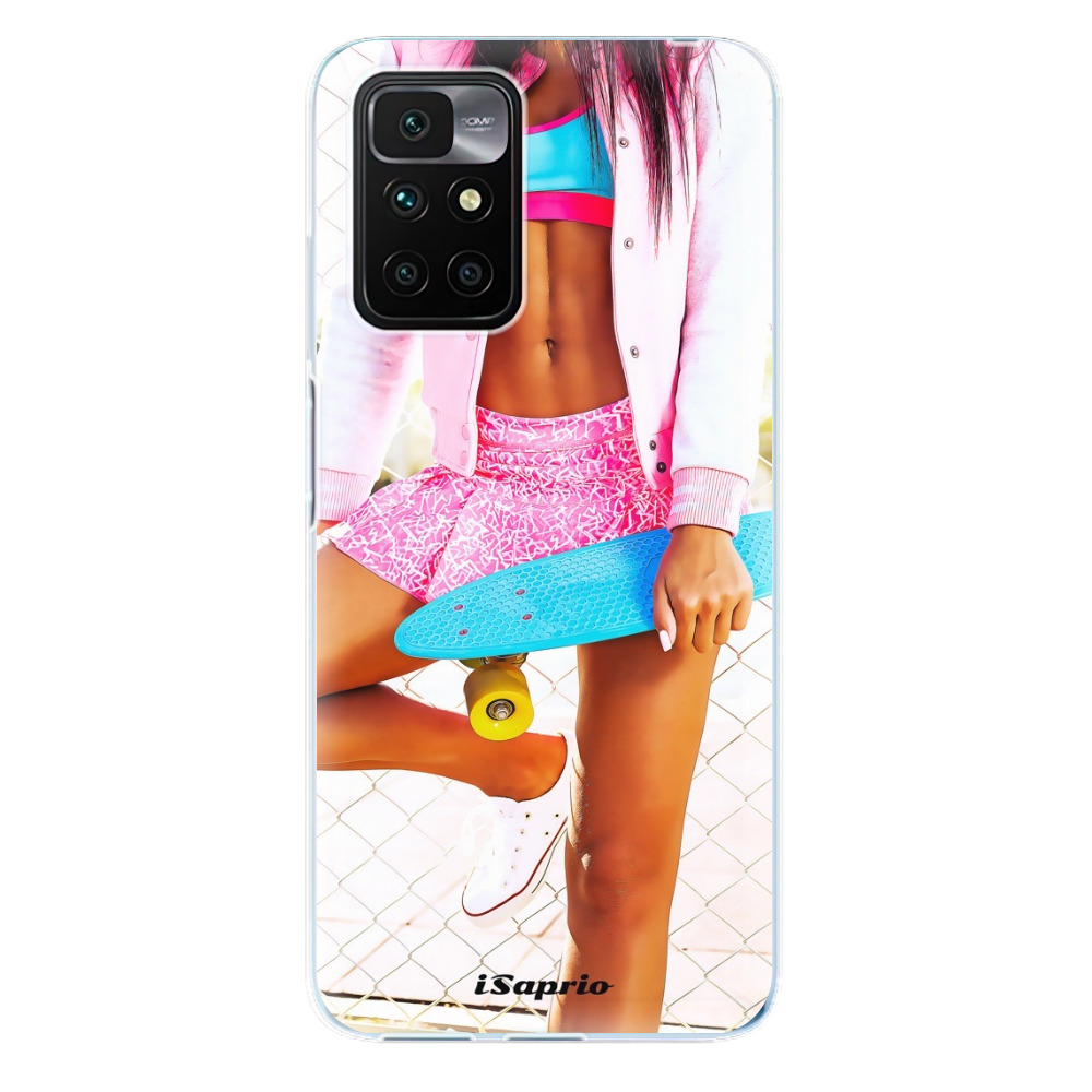 Odolné silikónové puzdro iSaprio - Skate girl 01 - Xiaomi Redmi 10