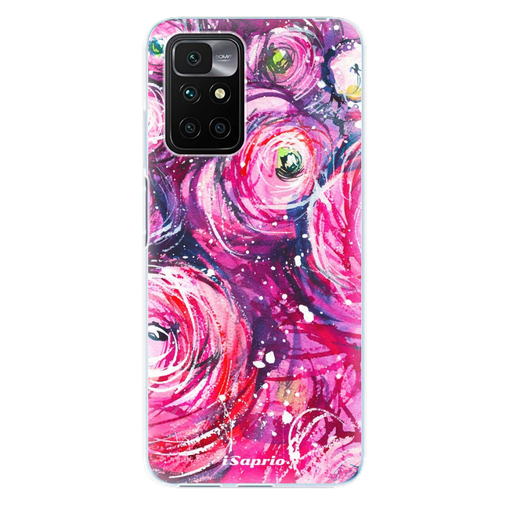 Odolné silikónové puzdro iSaprio - Pink Bouquet - Xiaomi Redmi 10