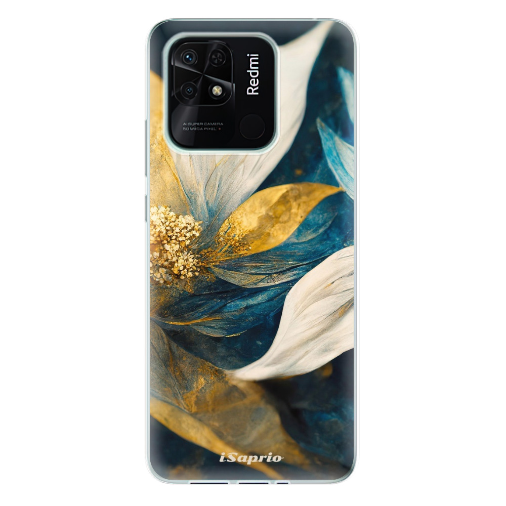 Odolné silikónové puzdro iSaprio - Gold Petals - Xiaomi Redmi 10C