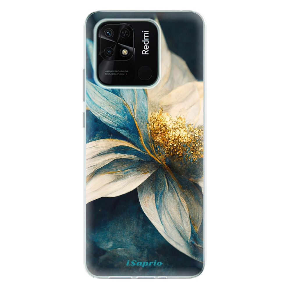 Odolné silikónové puzdro iSaprio - Blue Petals - Xiaomi Redmi 10C
