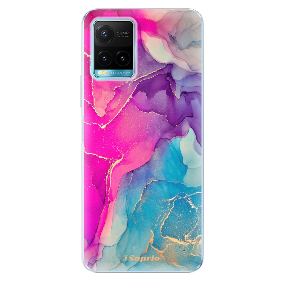 Odolné silikónové puzdro iSaprio - Purple Ink - Vivo Y21 / Y21s / Y33s