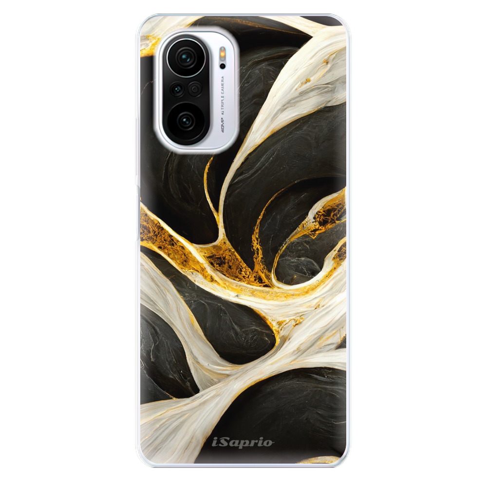 Odolné silikónové puzdro iSaprio - Black and Gold - Xiaomi Poco F3