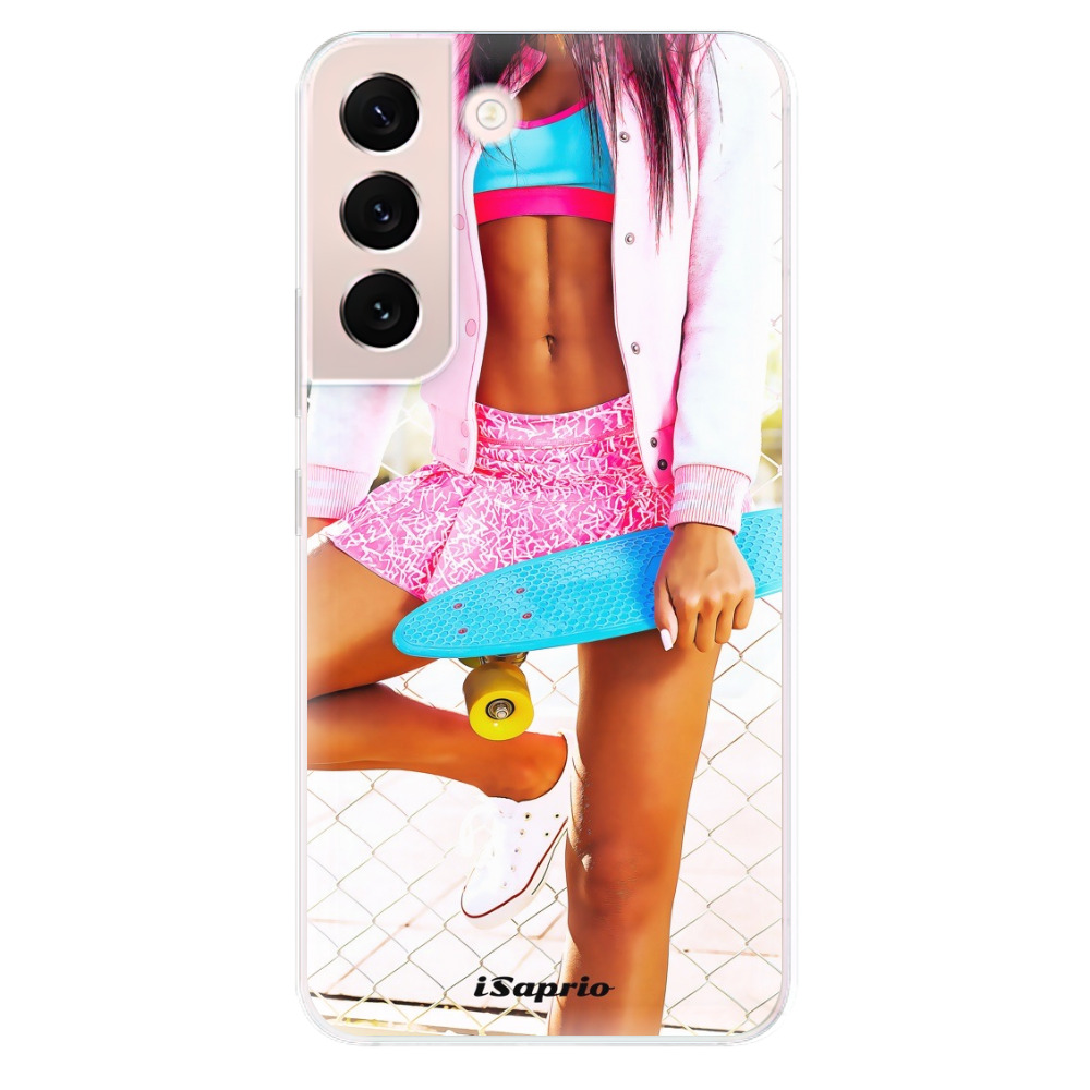 Odolné silikónové puzdro iSaprio - Skate girl 01 - Samsung Galaxy S22 5G
