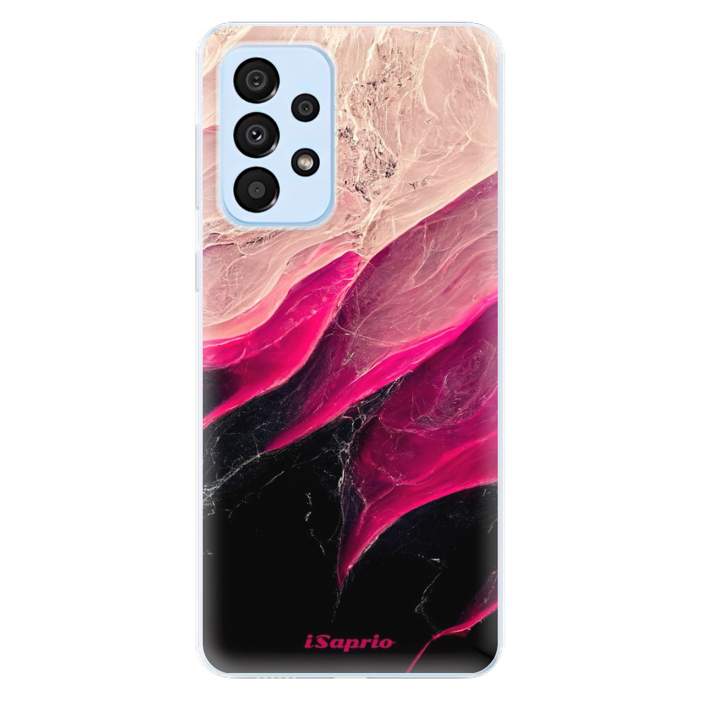 Odolné silikónové puzdro iSaprio - Black and Pink - Samsung Galaxy A33 5G