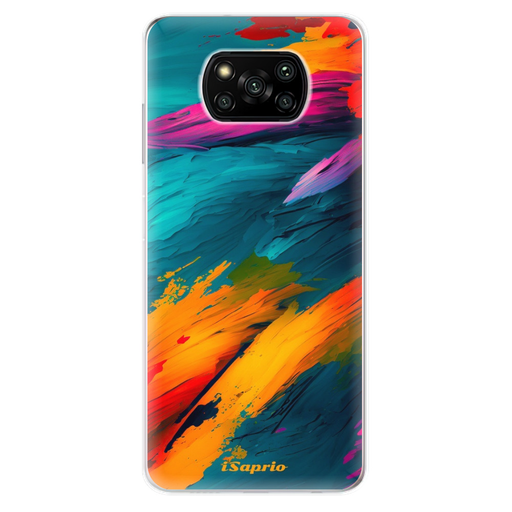Odolné silikónové puzdro iSaprio - Blue Paint - Xiaomi Poco X3 Pro / X3 NFC