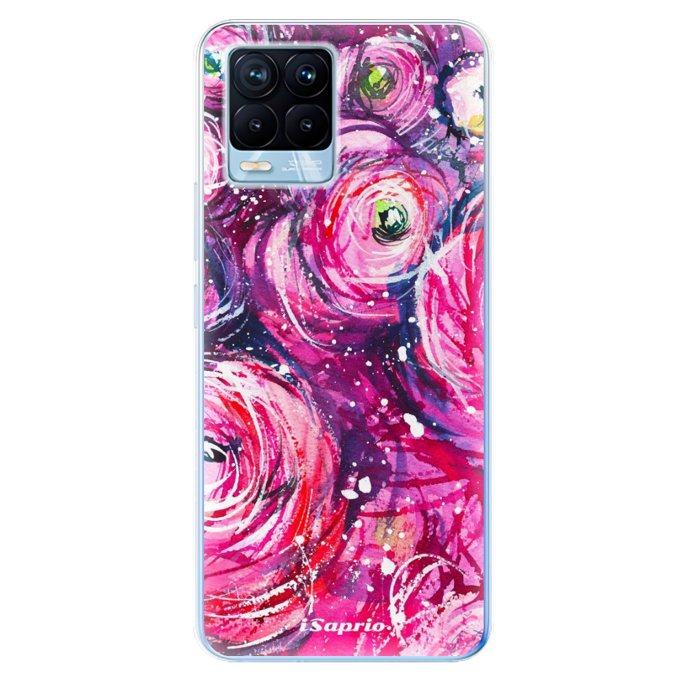 Odolné silikónové puzdro iSaprio - Pink Bouquet - Realme 8 / 8 Pro