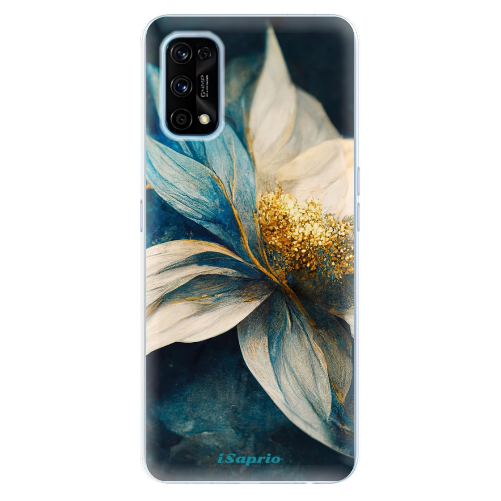 Odolné silikónové puzdro iSaprio - Blue Petals - Realme 7 Pro