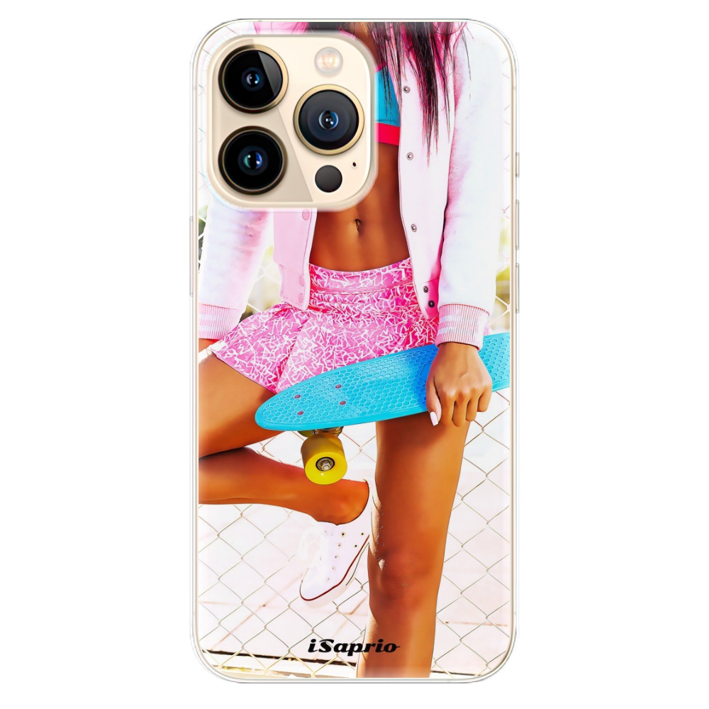 Odolné silikónové puzdro iSaprio - Skate girl 01 - iPhone 13 Pro Max