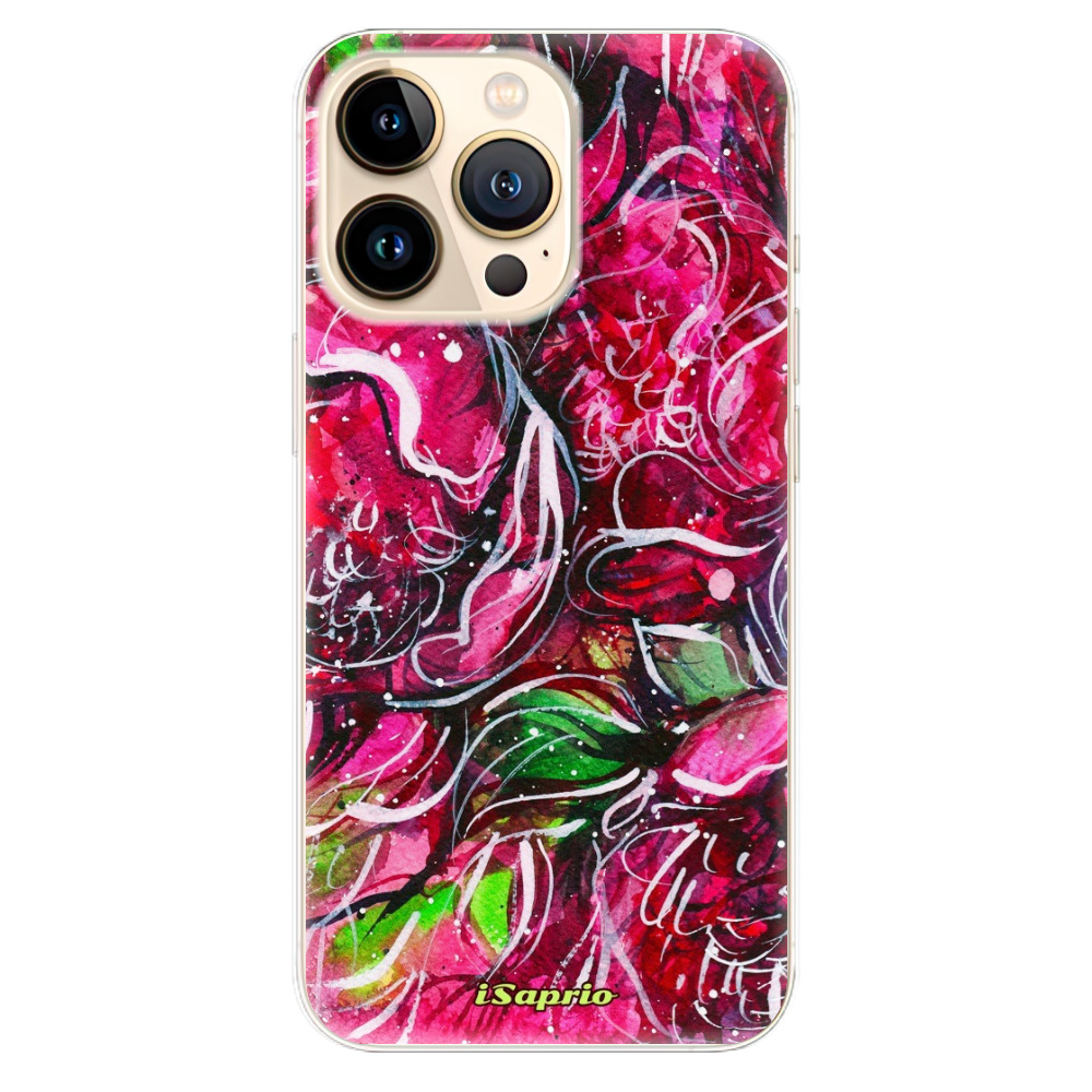 Odolné silikónové puzdro iSaprio - Burgundy - iPhone 13 Pro
