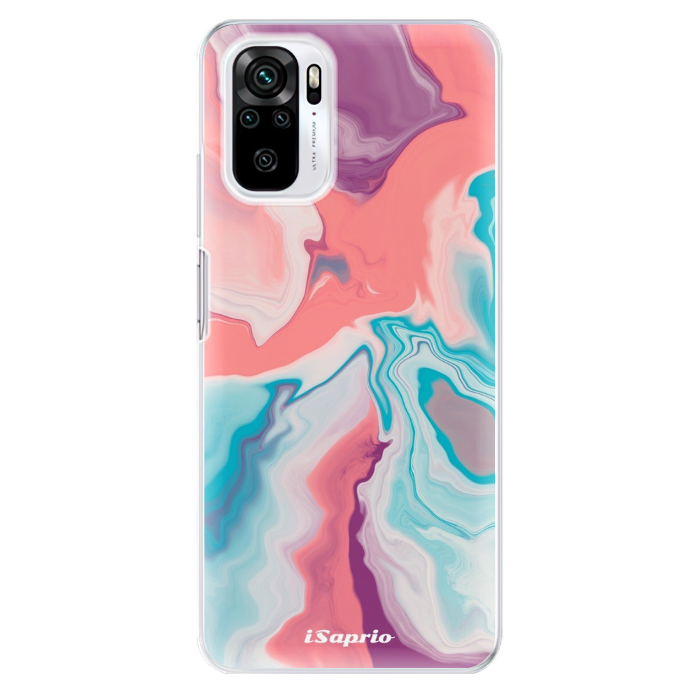 Odolné silikónové puzdro iSaprio - New Liquid - Xiaomi Redmi Note 10 / Note 10S