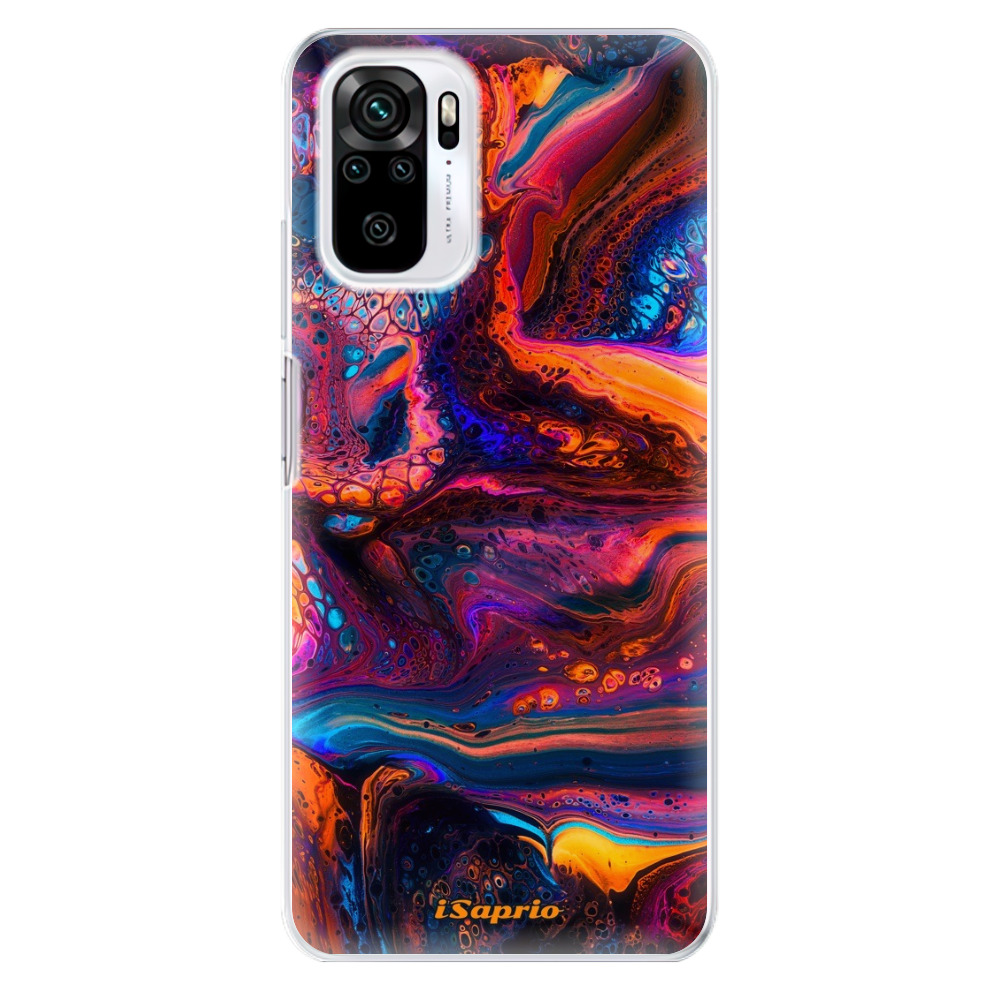 Odolné silikónové puzdro iSaprio - Abstract Paint 02 - Xiaomi Redmi Note 10 / Note 10S