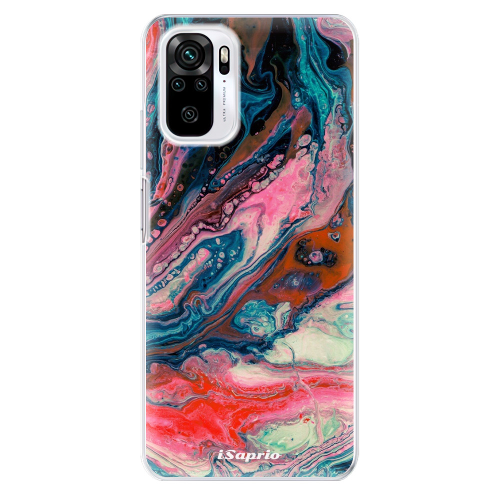 Odolné silikónové puzdro iSaprio - Abstract Paint 01 - Xiaomi Redmi Note 10 / Note 10S