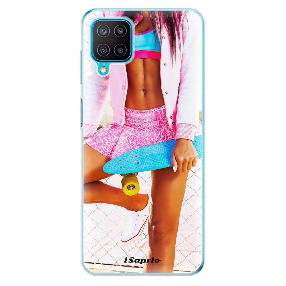 Odolné silikónové puzdro iSaprio - Skate girl 01 - Samsung Galaxy M12
