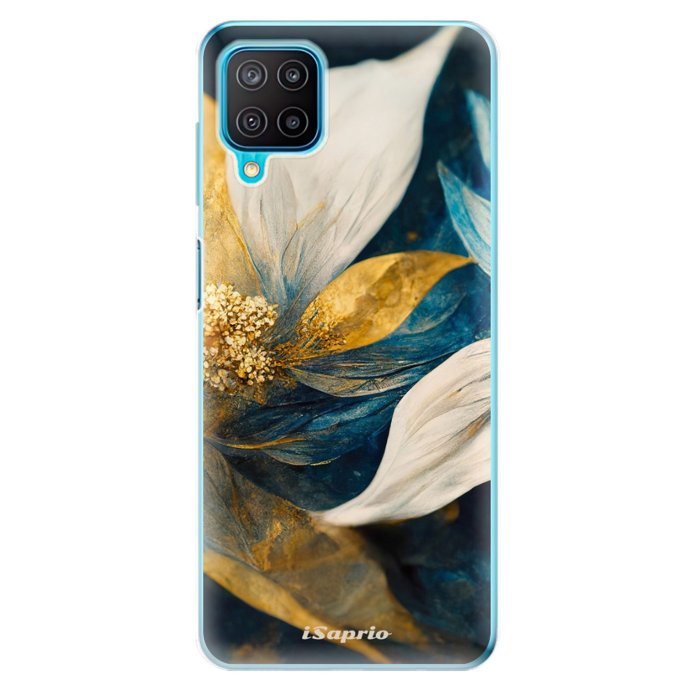 Odolné silikónové puzdro iSaprio - Gold Petals - Samsung Galaxy M12