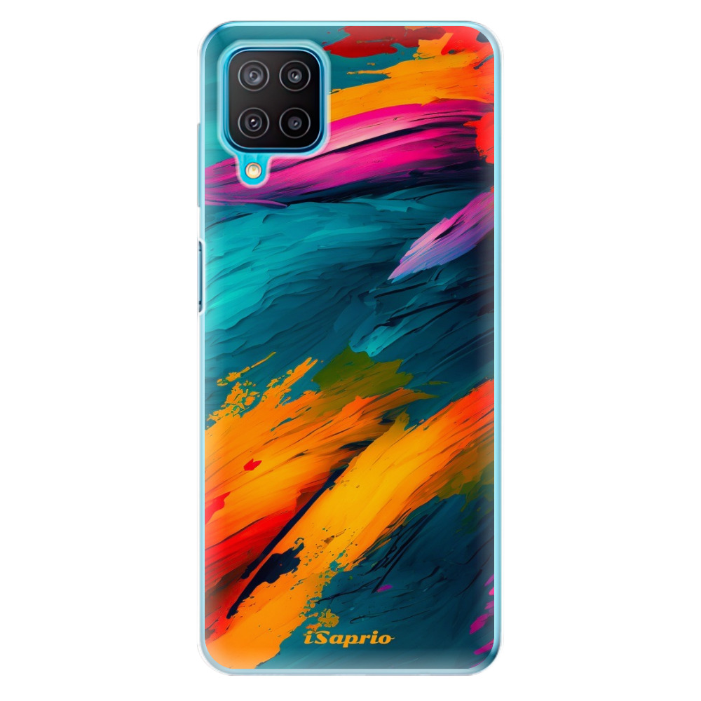 Odolné silikónové puzdro iSaprio - Blue Paint - Samsung Galaxy M12