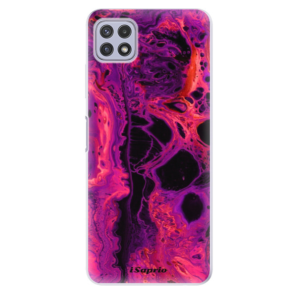 Odolné silikónové puzdro iSaprio - Abstract Dark 01 - Samsung Galaxy A22 5G