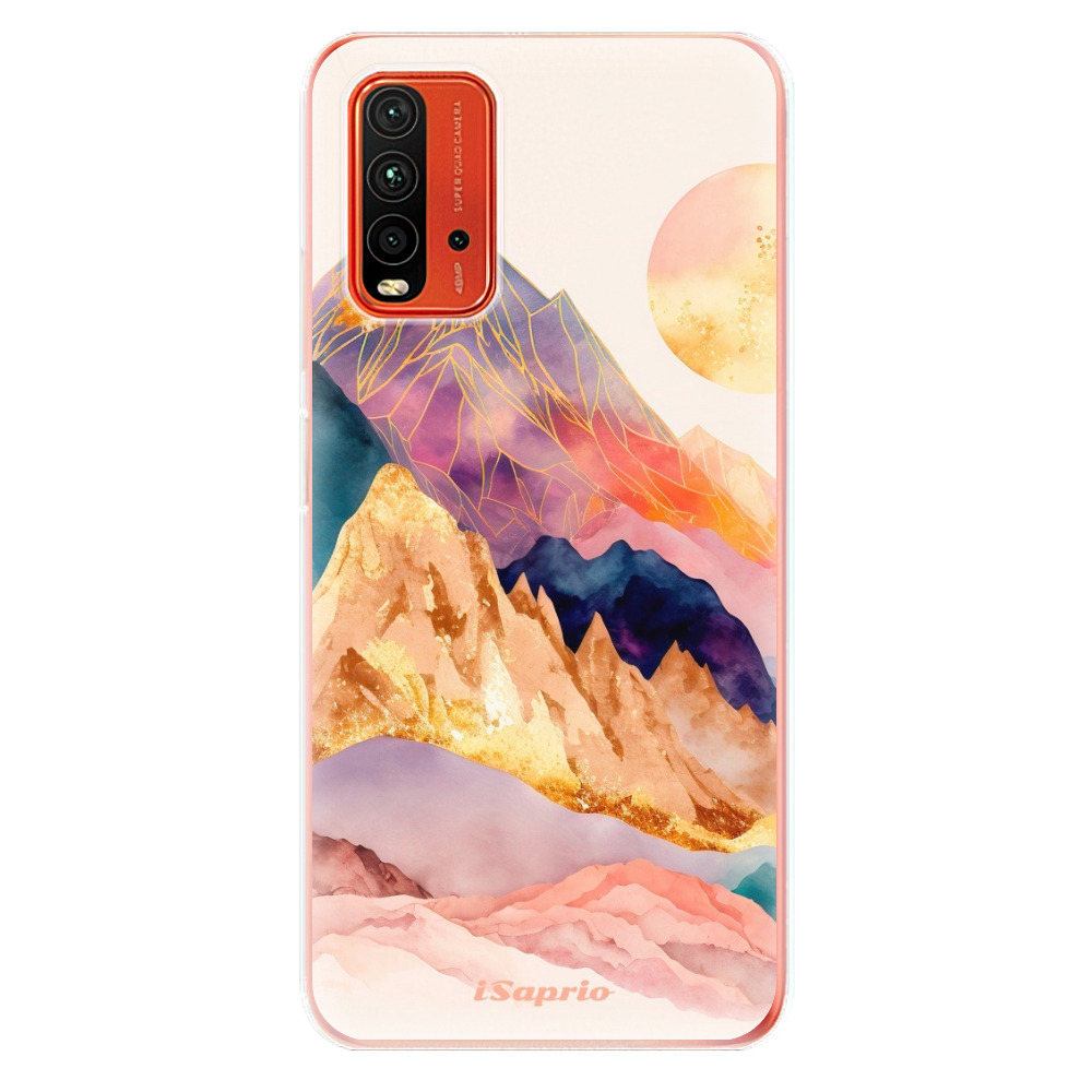 Odolné silikónové puzdro iSaprio - Abstract Mountains - Xiaomi Redmi 9T