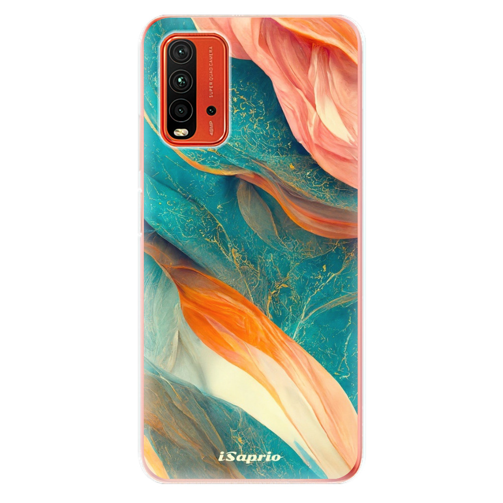 Odolné silikónové puzdro iSaprio - Abstract Marble - Xiaomi Redmi 9T