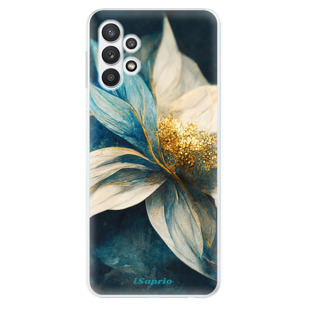 Odolné silikónové puzdro iSaprio - Blue Petals - Samsung Galaxy A32