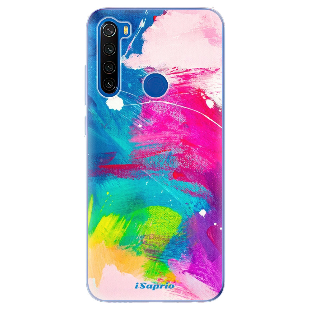Odolné silikónové puzdro iSaprio - Abstract Paint 03 - Xiaomi Redmi Note 8T