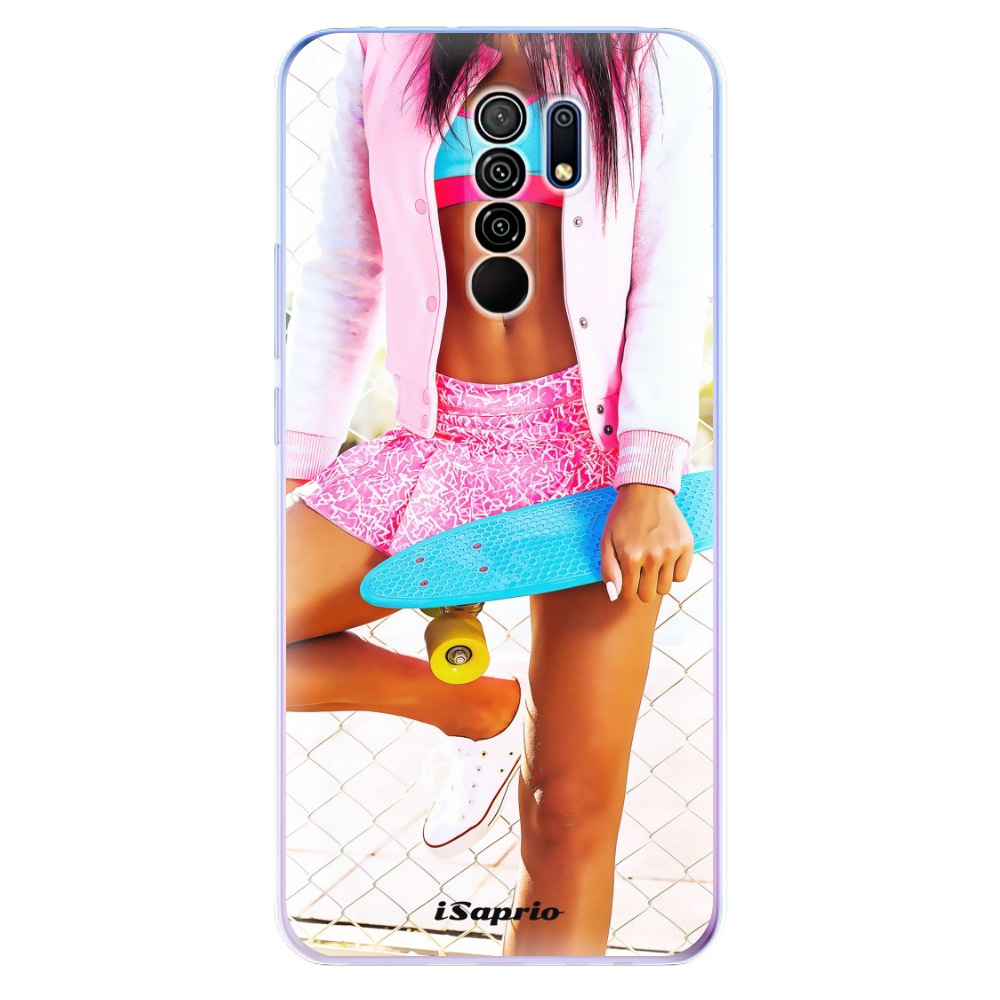 Odolné silikónové puzdro iSaprio - Skate girl 01 - Xiaomi Redmi 9