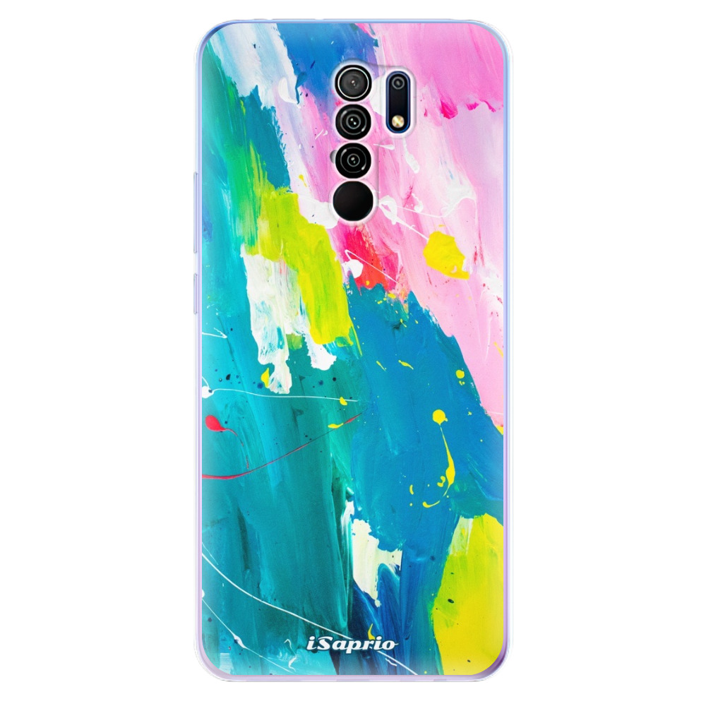 Odolné silikónové puzdro iSaprio - Abstract Paint 04 - Xiaomi Redmi 9