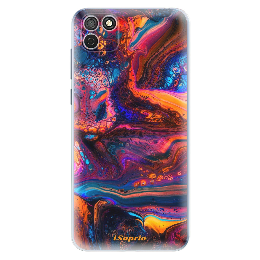 Odolné silikónové puzdro iSaprio - Abstract Paint 02 - Honor 9S