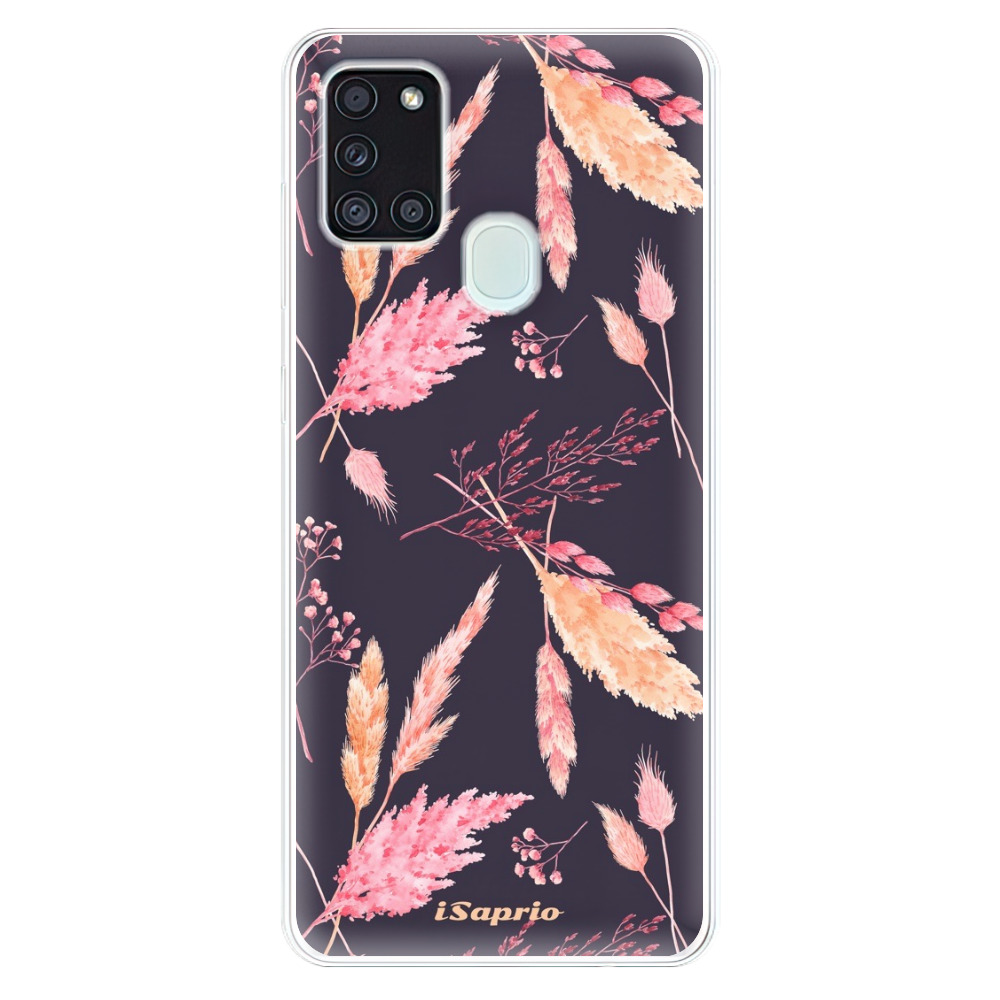 Odolné silikónové puzdro iSaprio - Herbal Pattern - Samsung Galaxy A21s