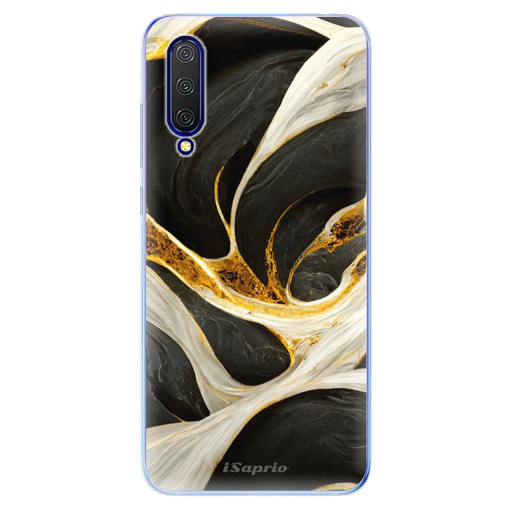 Odolné silikónové puzdro iSaprio - Black and Gold - Xiaomi Mi 9 Lite