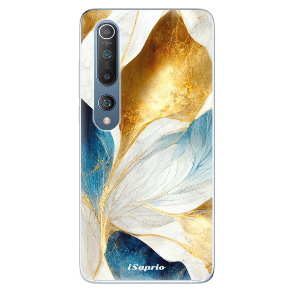 Odolné silikónové puzdro iSaprio - Blue Leaves - Xiaomi Mi 10 / Mi 10 Pro