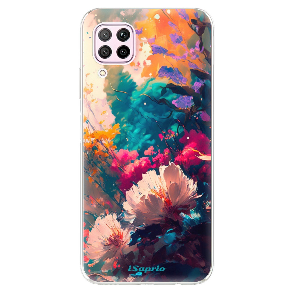 Odolné silikónové puzdro iSaprio - Flower Design - Huawei P40 Lite