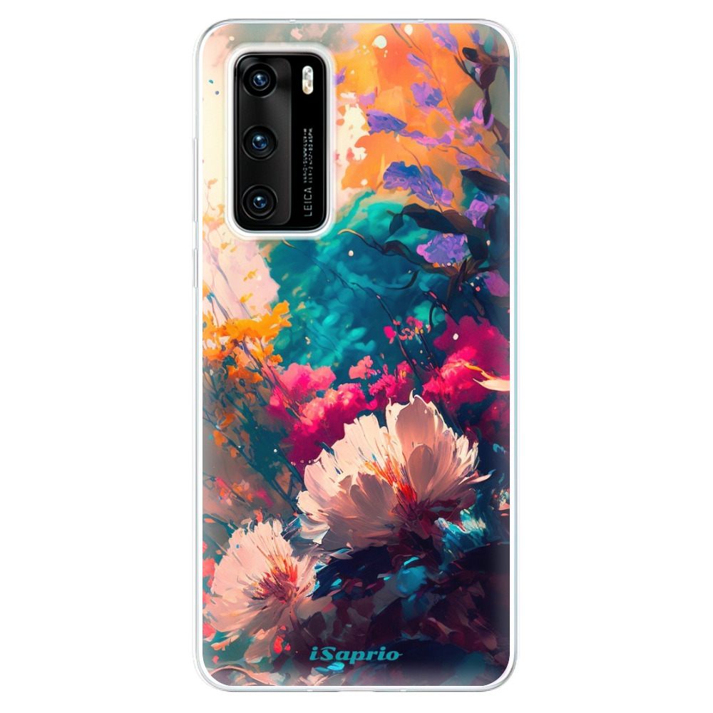 Odolné silikónové puzdro iSaprio - Flower Design - Huawei P40