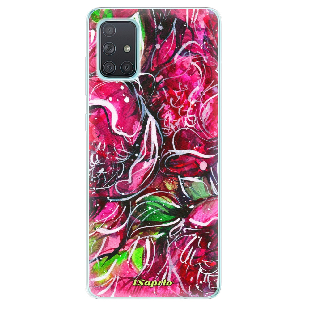 Odolné silikónové puzdro iSaprio - Burgundy - Samsung Galaxy A71