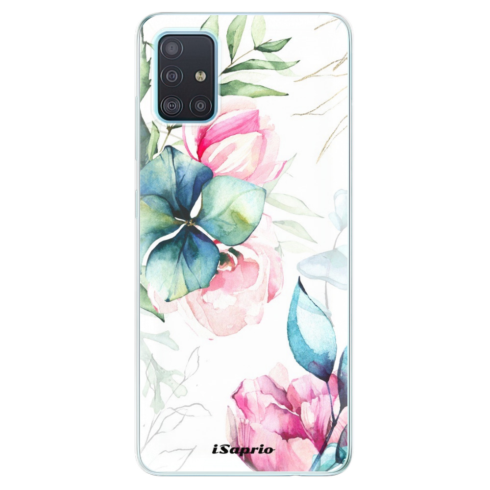 Odolné silikónové puzdro iSaprio - Flower Art 01 - Samsung Galaxy A51