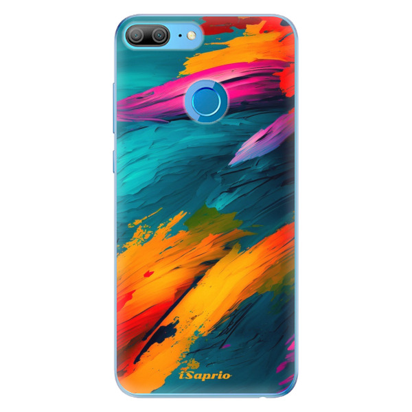Odolné silikónové puzdro iSaprio - Blue Paint - Huawei Honor 9 Lite