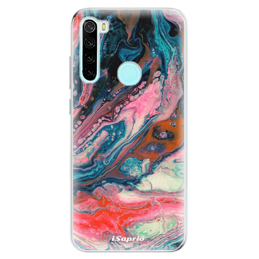 Odolné silikónové puzdro iSaprio - Abstract Paint 01 - Xiaomi Redmi Note 8